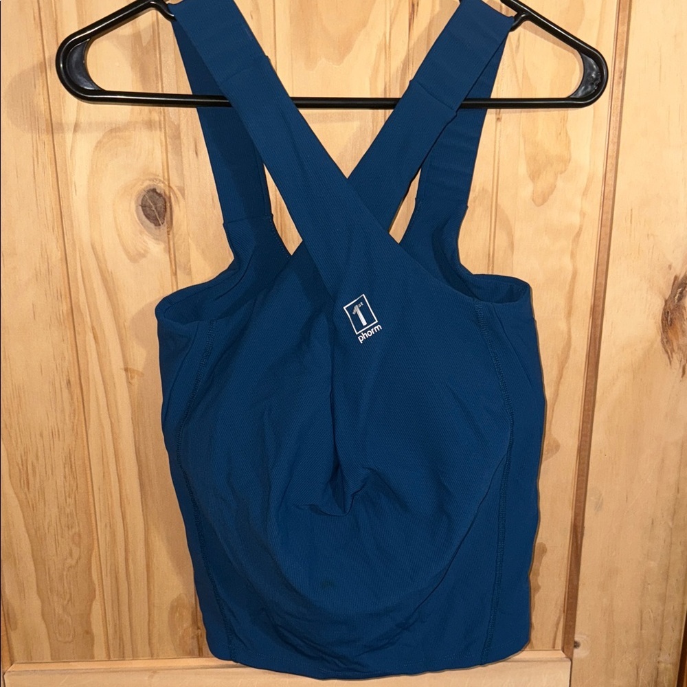 1st Phorm Women's Blue Sports Bra - Picture 3 of 5